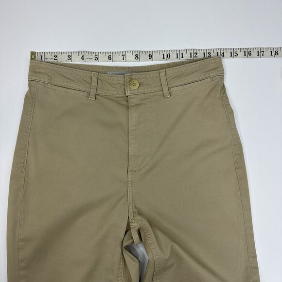 Everlane Women’s‎ Tan Straight-Leg Cotton Twill Business Casual Pant 0/W28/L26 - Picture 7 of 12